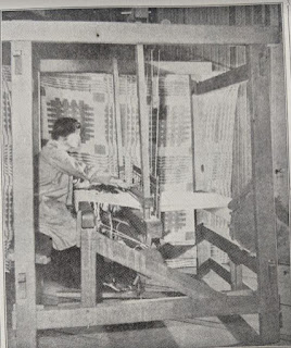 Mary Meigs Atwater Weaving at an Old Colonial Inn