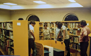 Setting up a large train in the library