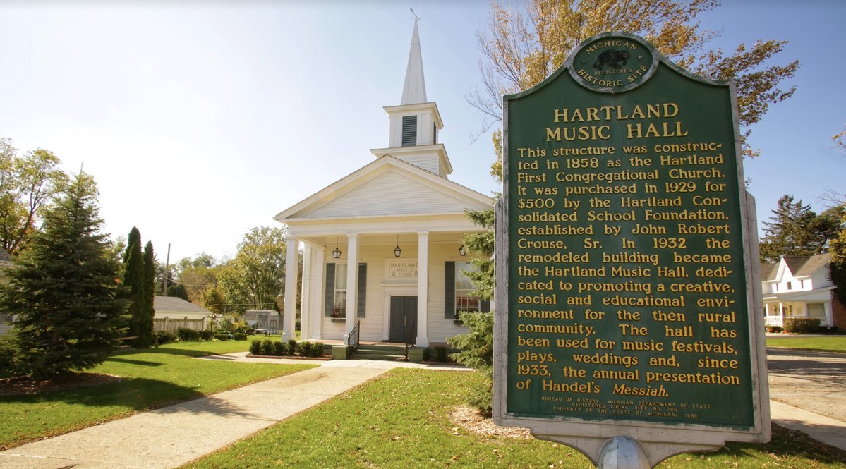 Hartland Music Hall building