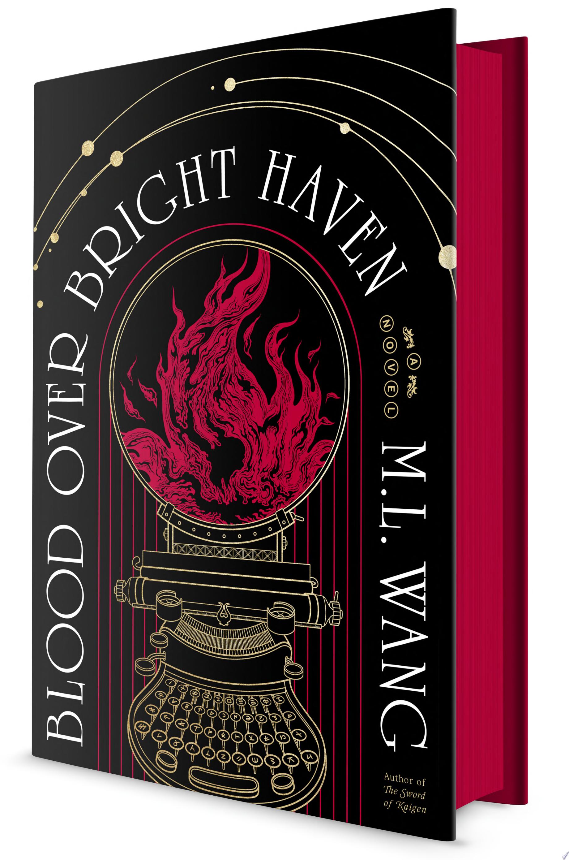 Book cover for "Blood Over Bright Haven"