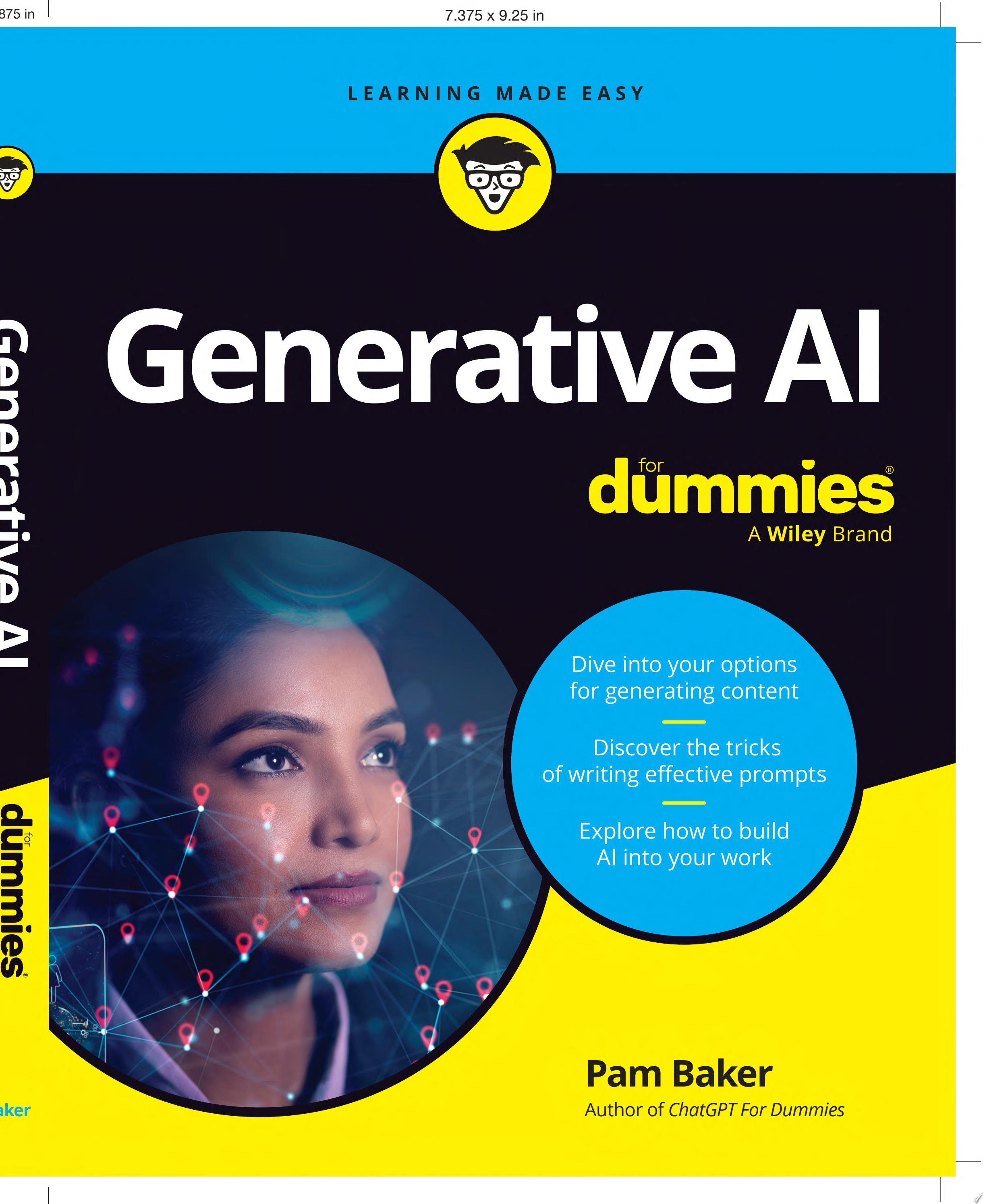 Book cover for "Generative AI For Dummies"