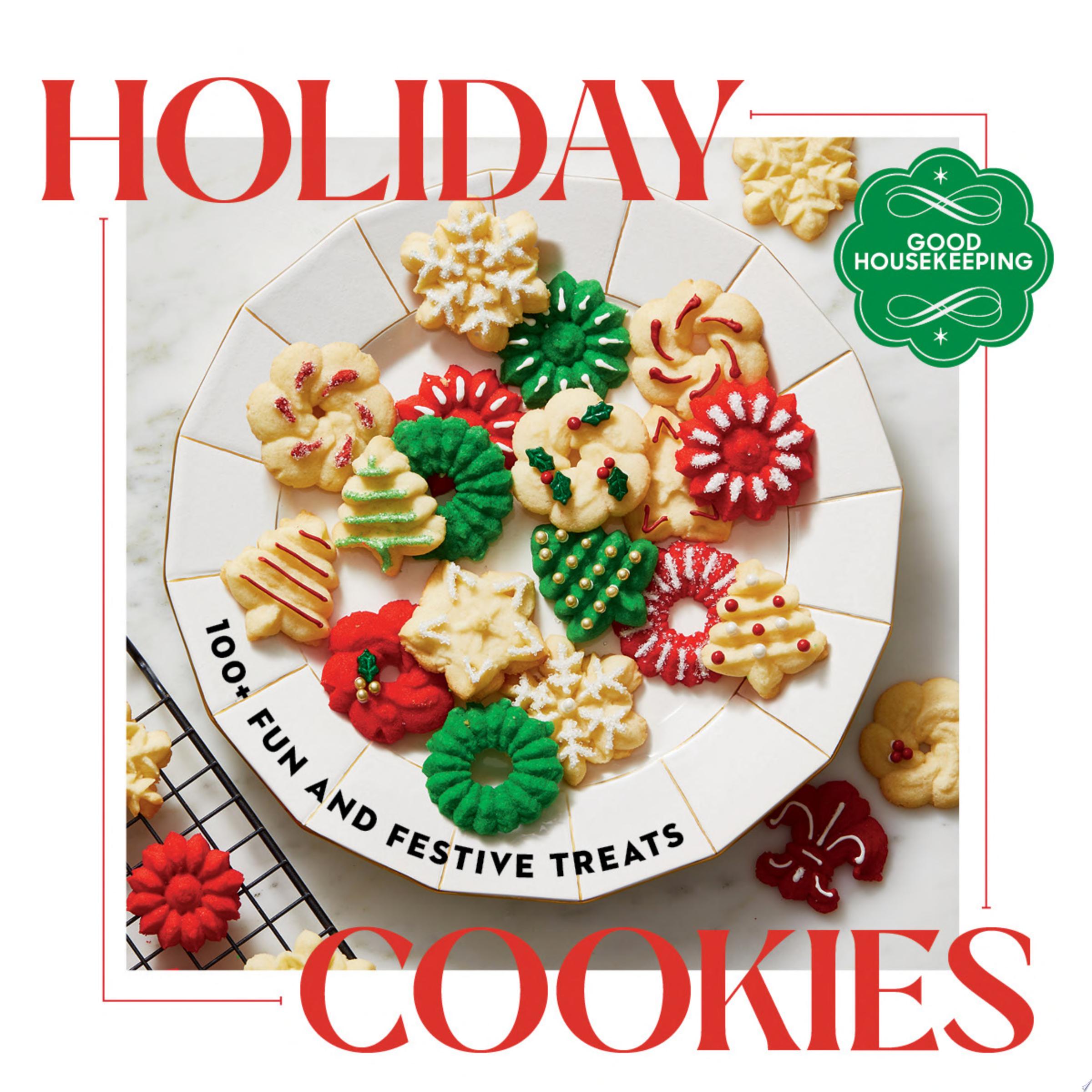 Book cover for "Good Housekeeping Holiday Cookies"