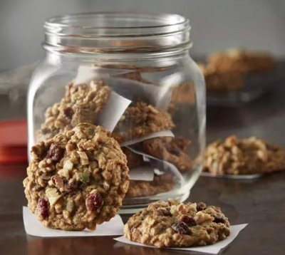 Pumpkin Bread Breakfast Cookies