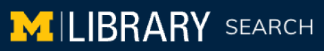 University of Michigan Library - search logo