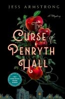 Book title overlays red apples and greenery over black background, author's name at top