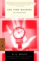 Red background featuring a clock with a hand behind it, book title above and author below