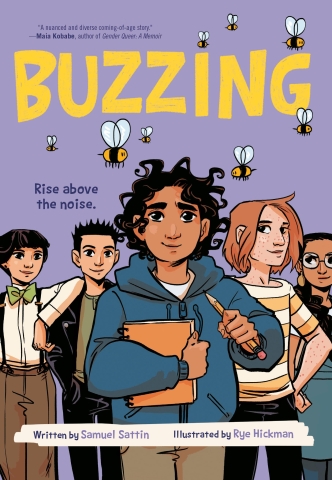 Book cover for Buzzing. 